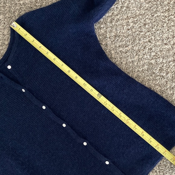 Sezane Gaspard Cardigan - Navy Blue XXS - Picture 8 of 9